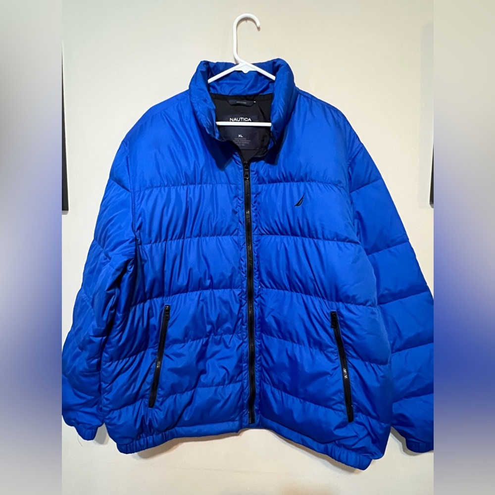 Nautica Men’s Down Quilted Jacket Blue XL